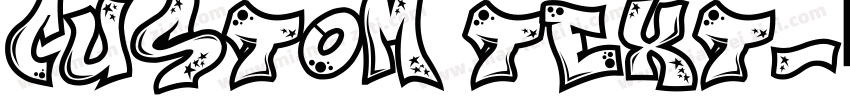 CUSTOM TEXT字体转换